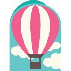 hot air balloon card