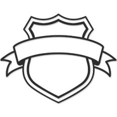 badge banner frame