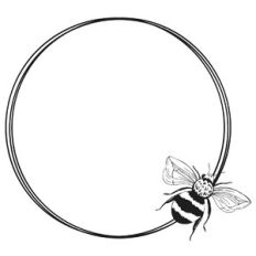 bee circle frame