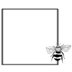 bee square frame