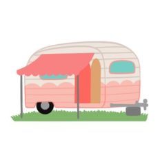 cute retro camper