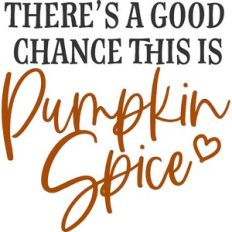there's a good chance this is pumpkin spice