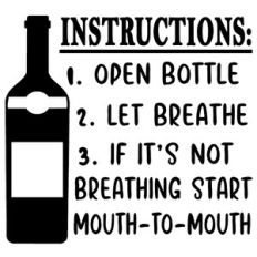 wine instructions