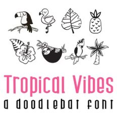 tropical vibes doodlebat