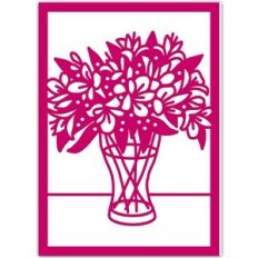 bouquet of lilies card