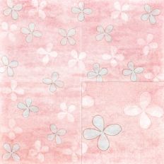 peach pink blossom watercolor background pattern