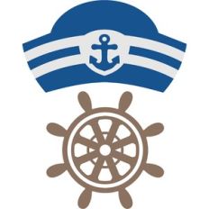 cap and ship steering wheel