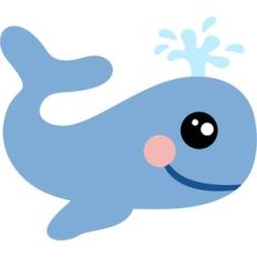 cute whale