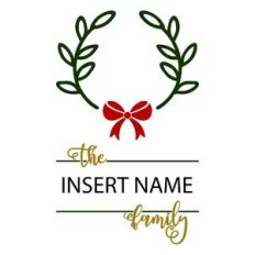 christmas monogram