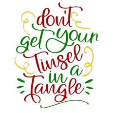 don't get your tinsel in a tangle