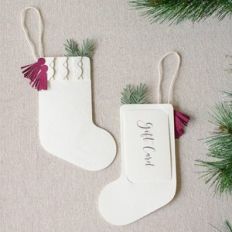 christmas stocking card by farren celeste