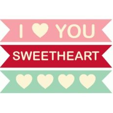 sweetheart word tags