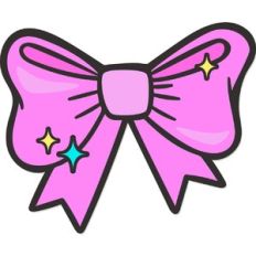 sparkly bow