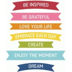 banner words - life