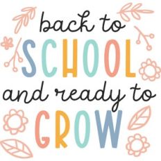back to school ready to grow