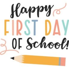 happy first day of school