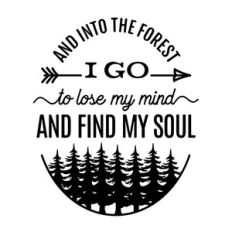 and into the forest I go