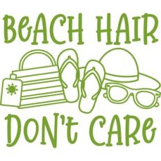 beach hair don't care