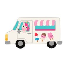 unicorn in ice cream truck