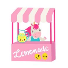 unicorn with lemonade stand
