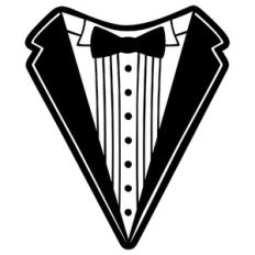 tuxedo t-shirt