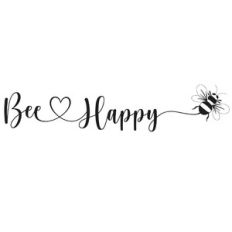 bee happy heart quote