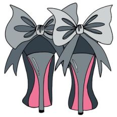 bow back shoes