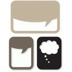 thought bubble cards