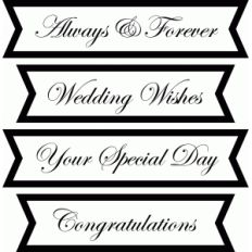 4 wedding phrases