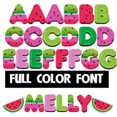 melly color font