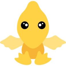 cute baby pterodactyl