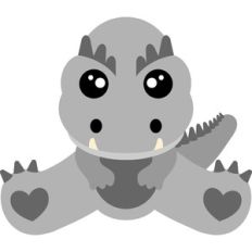 cute baby t rex dinosaur