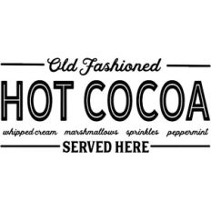 old fashioned hot cocoa served here