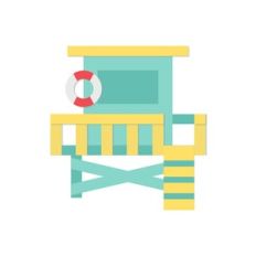 beach lifeguard tower