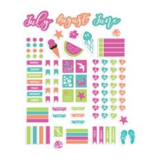 summer beach stickers