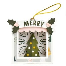 merry box ornament