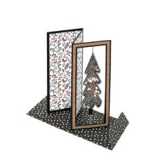 z fold spinner shaker tree card with envelope