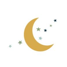 moon and stars