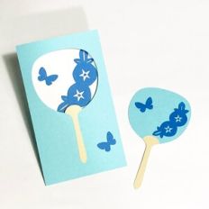 japanese fan summercard