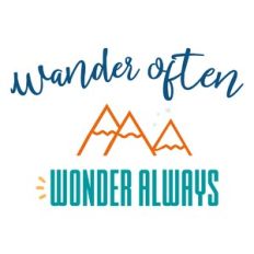 wander often wonder always