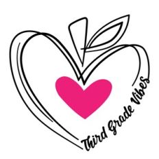 3rd grade vibes apple heart