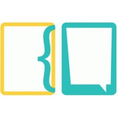journal cards - bracket and speech bubble