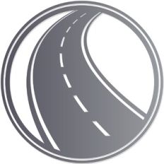 winding road logo