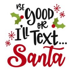 text santa