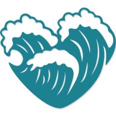 ocean waves heart