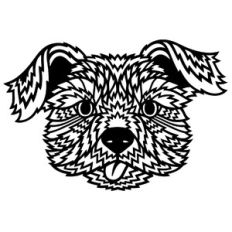 cute dog face