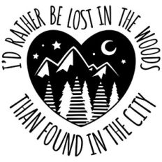 lost in the woods