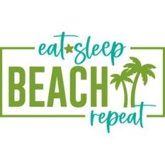 eat sleep beach repeat