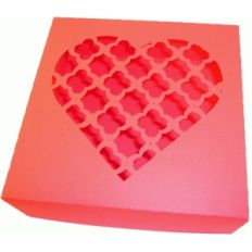 quarterfoil heart box