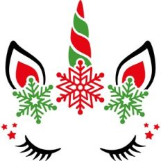 christmas unicorn